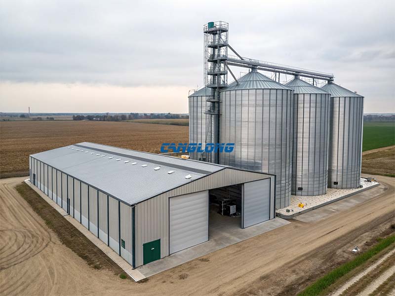Grain Storage Steel Warehouse