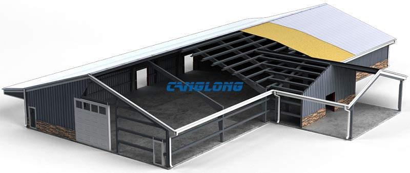 Steel Structure Livestock Farm Building