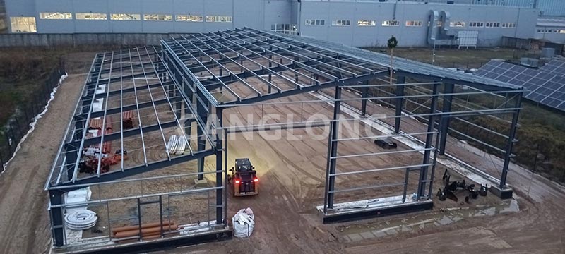 warehouse steel structure installation