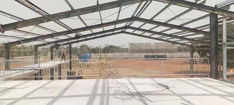 Burkina Faso parking shed project