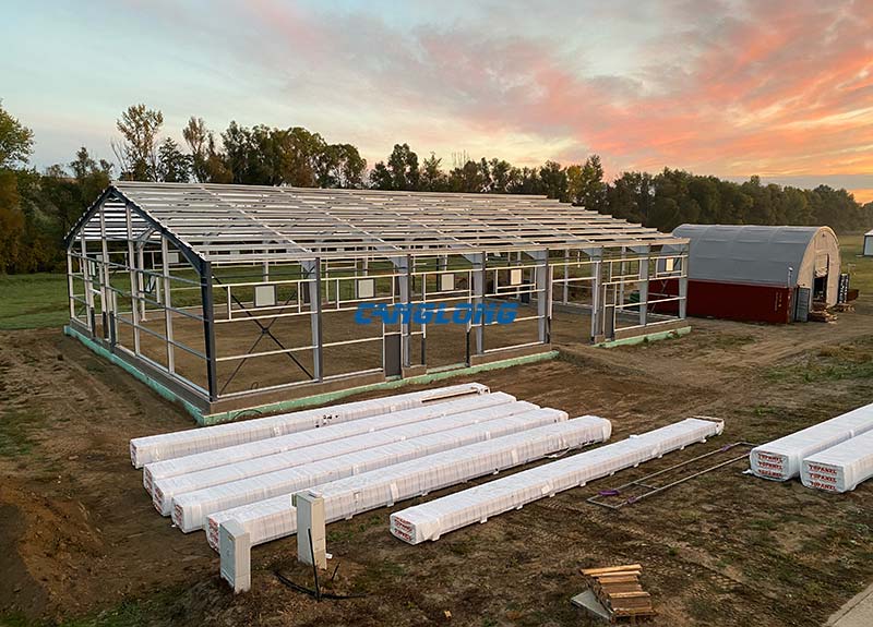 Hungary Steel Warehouse Installation