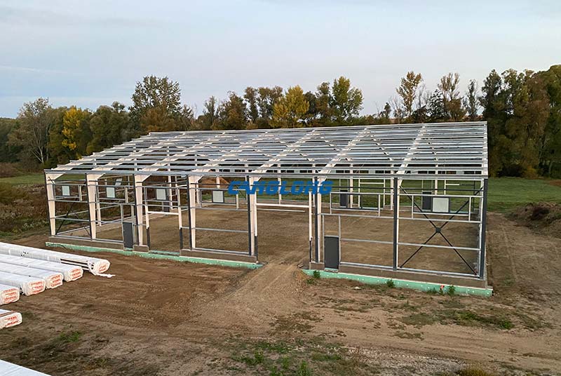 Hungary Steel Warehouse Installation