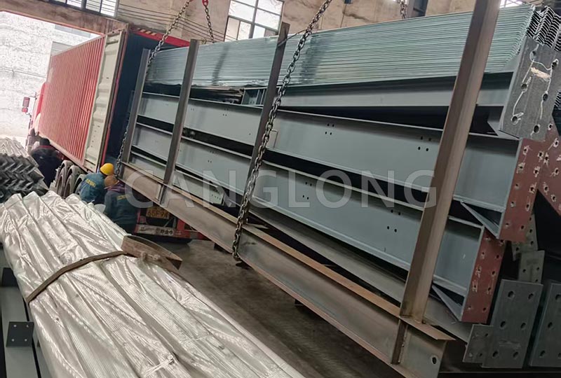 Canglong steel structure export to Cyprus