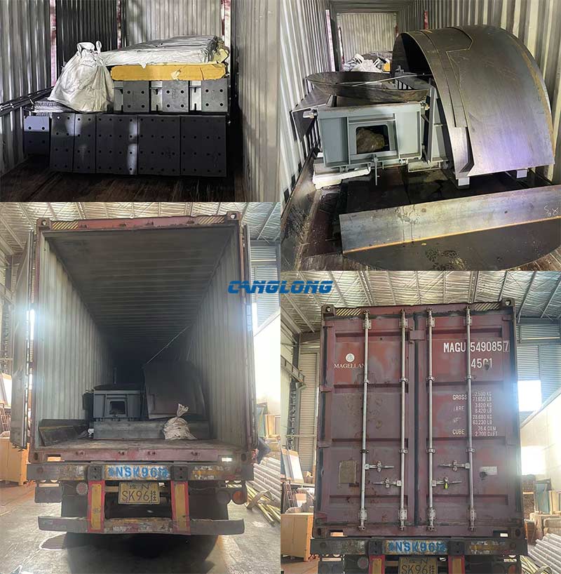 steel structure kits shipment
