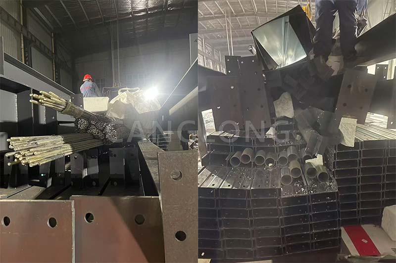 Togo warehouse steel structure shipment