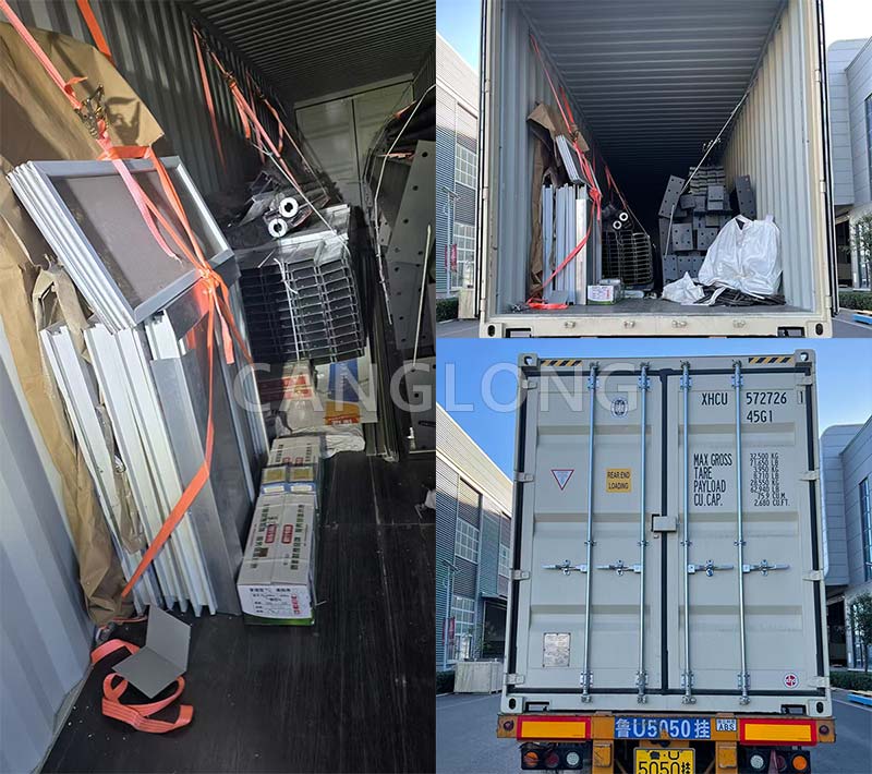 Warehouse Steel Structure Kits Shipment