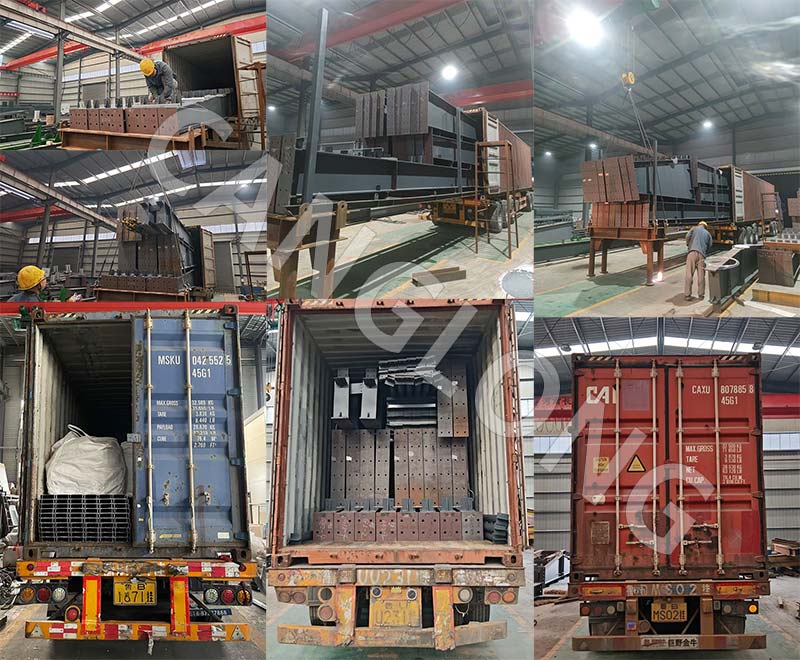 steel structure kits shipment