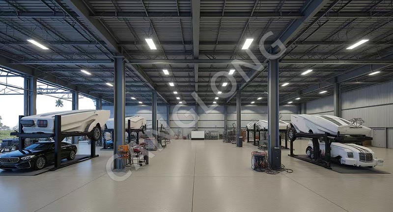 Congo vehicle repair workshop