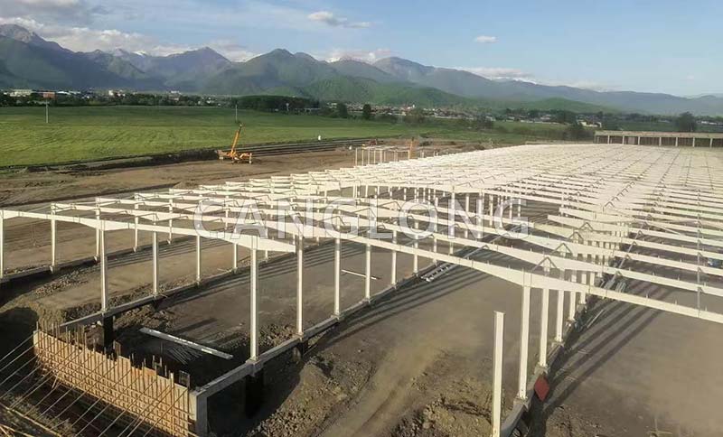 Brewery Steel Structure Installaltion