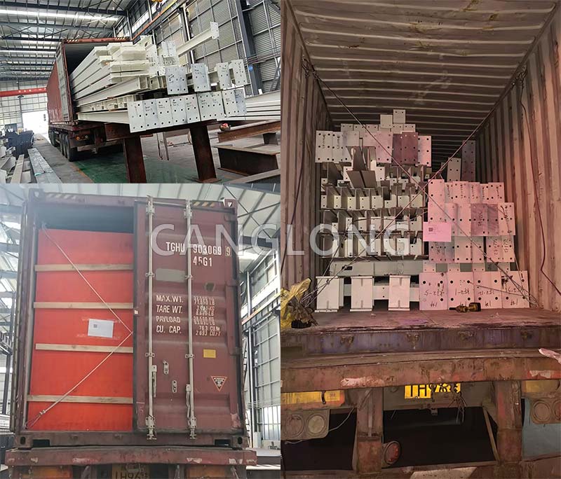 steel structure kits shipment