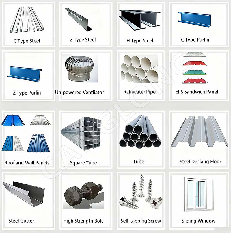 steel structure car repair shop kits