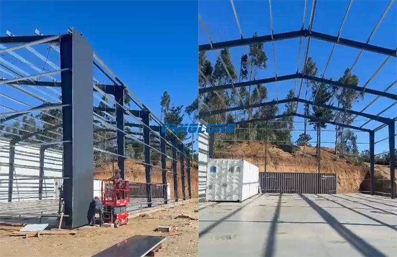 Chile Steel Warehouse Installation