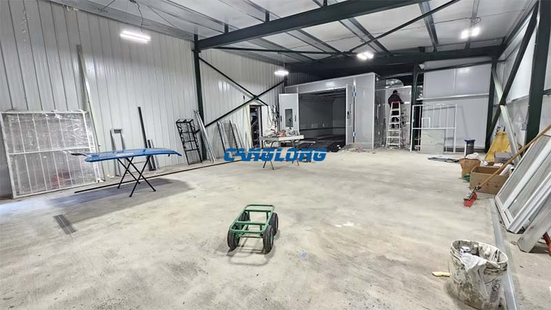 Canada Prefab Loods Installation