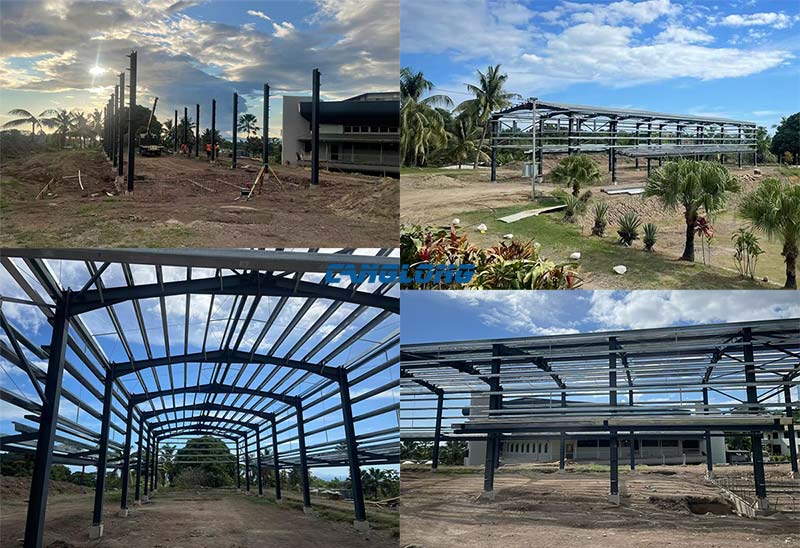 Fiji Church Building Steel Structure Installation